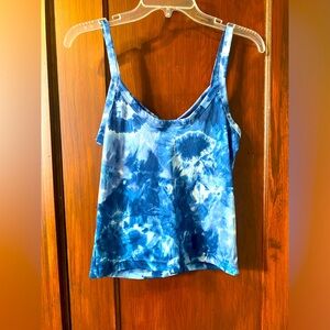 Vintage late 90’s tie dye crop tank